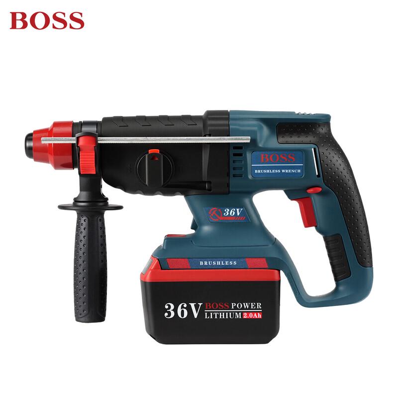 BOSS 36V Industrial Brushless Cordless Rotary Hammer Drill CN plug (adapter included)