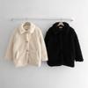 New Arrivals Open Run Women Boucle Wool Loose Fit Half Coat