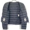 MONCLER CRISTALLETTE GIUBBOTTO collarless down Jacket 1 NavyUsed