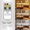 Lepro ruban led 5m,bande led lumière blanche tunable dimmable avec télécommande