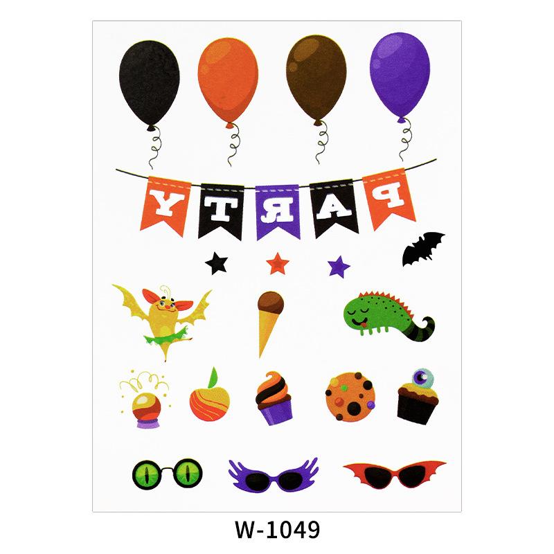 

Наліпки краси Мультяшні тату-наклейки Хелловінська вечірка Дитячі тату-наклейки 140 * 105MM (die)