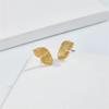 Gold Insect Butterfly Earrings Alloy Small Butterfly Earrings Simple Half Wing Earrings Gifts Accessories for Women