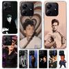 L-Luis M-Miguel Singer For Xiaomi Redmi Note 14 13 12 11 Pro Plus Phone Case 14S 12S 11S 11E 11T 10S 10 9S Fundas Cover Coque
