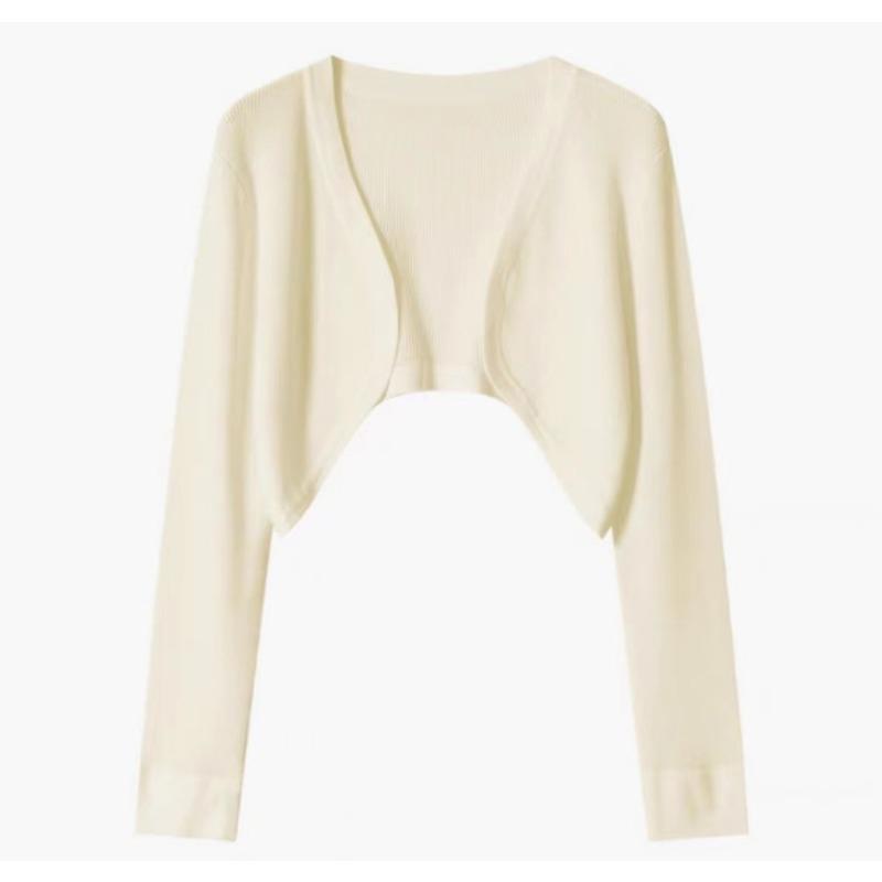 

Французский стиль женский вязаный кардиган короткие пальто весна и лето шаль жилет V-образный вырез длинные рукава подтяжки топы верхняя блузка короткая одежда 1800 One Size абрикосовый