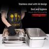 LIJIA KITCHENWARE Stainless Steel Square Basin