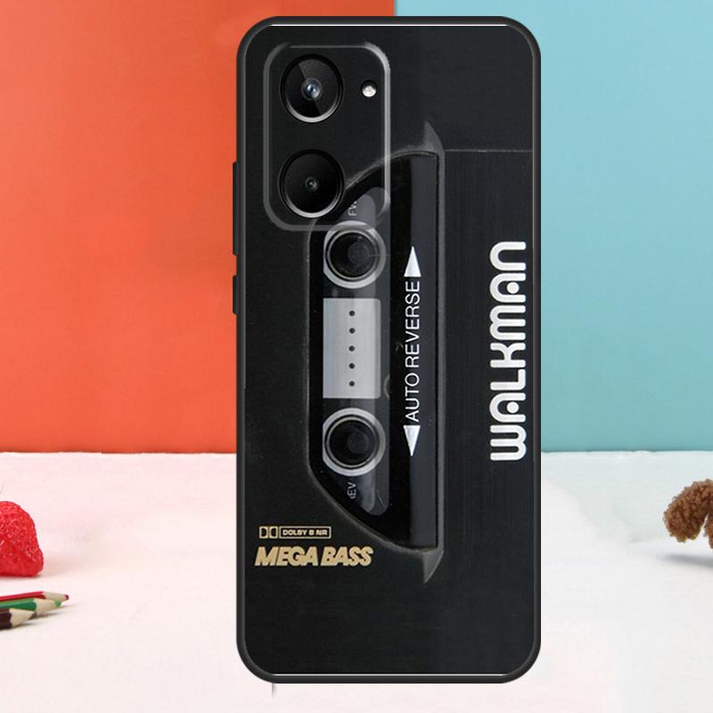 Retro Cassette Tape For Realme 15 Pro 10 11 12 13 14 Pro Plus GT6 GT7 C65 C67 C63 C61 C55 C51 C53 C35 C75 Case