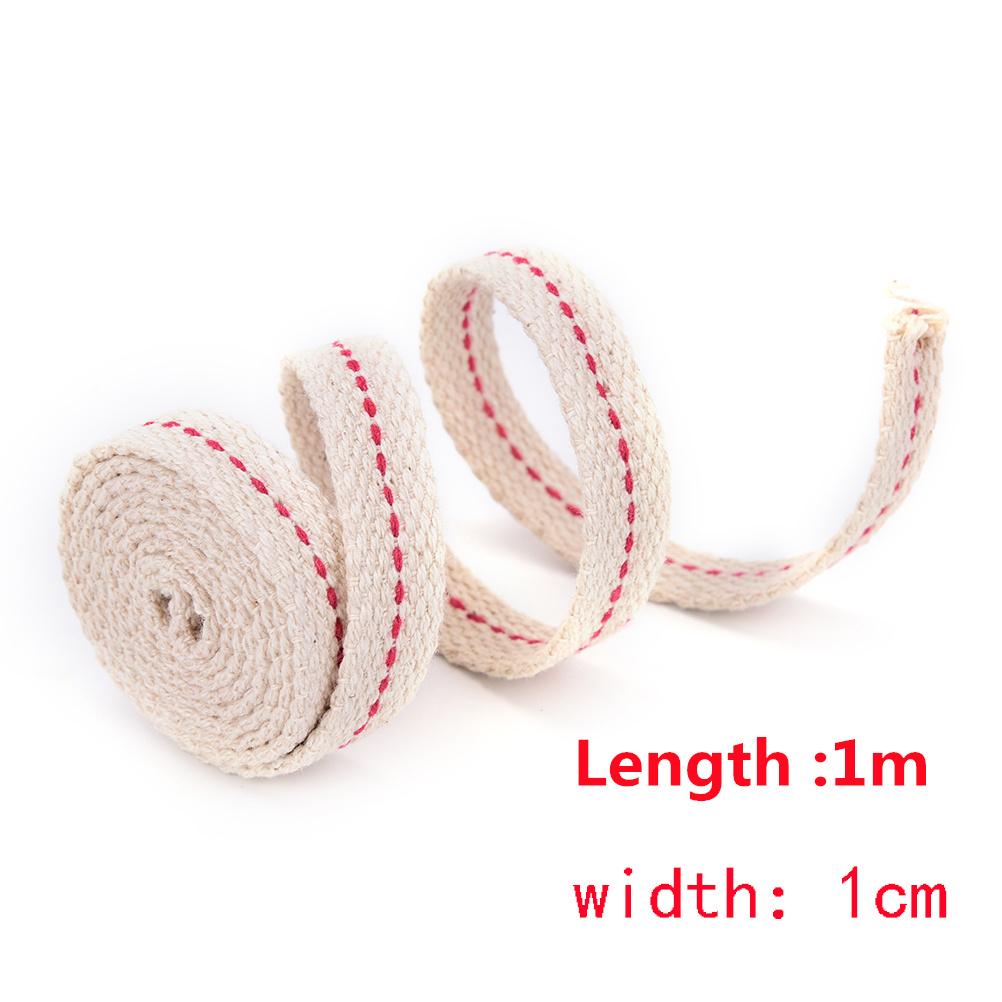 

New DIY Accessory Material 1/1.5M Strong Flat Cotton Wick Core For Kerosene Burner Stove Lighting Lantern Oil Lamp Making