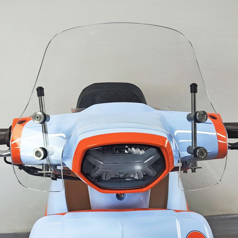 Loncin Victoria 150/300Si Opklapbare Rugleuning, Bagagerek, Windscherm en Bagagedragers