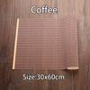 Natural Bamboo Table Runner Placemat Tea Mats Table Placemat Pad Ceiling Decor Home Cafe Restaurant Decoration