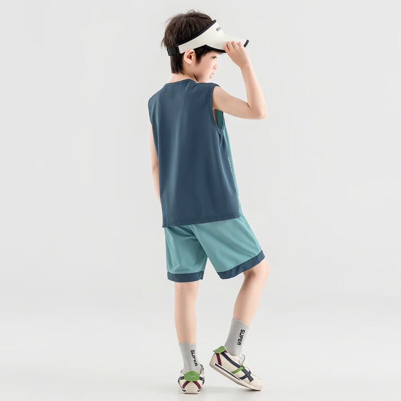 Dodojia Boys' Smooth & Skin-Friendly Summer Sports Vest & Shorts Set