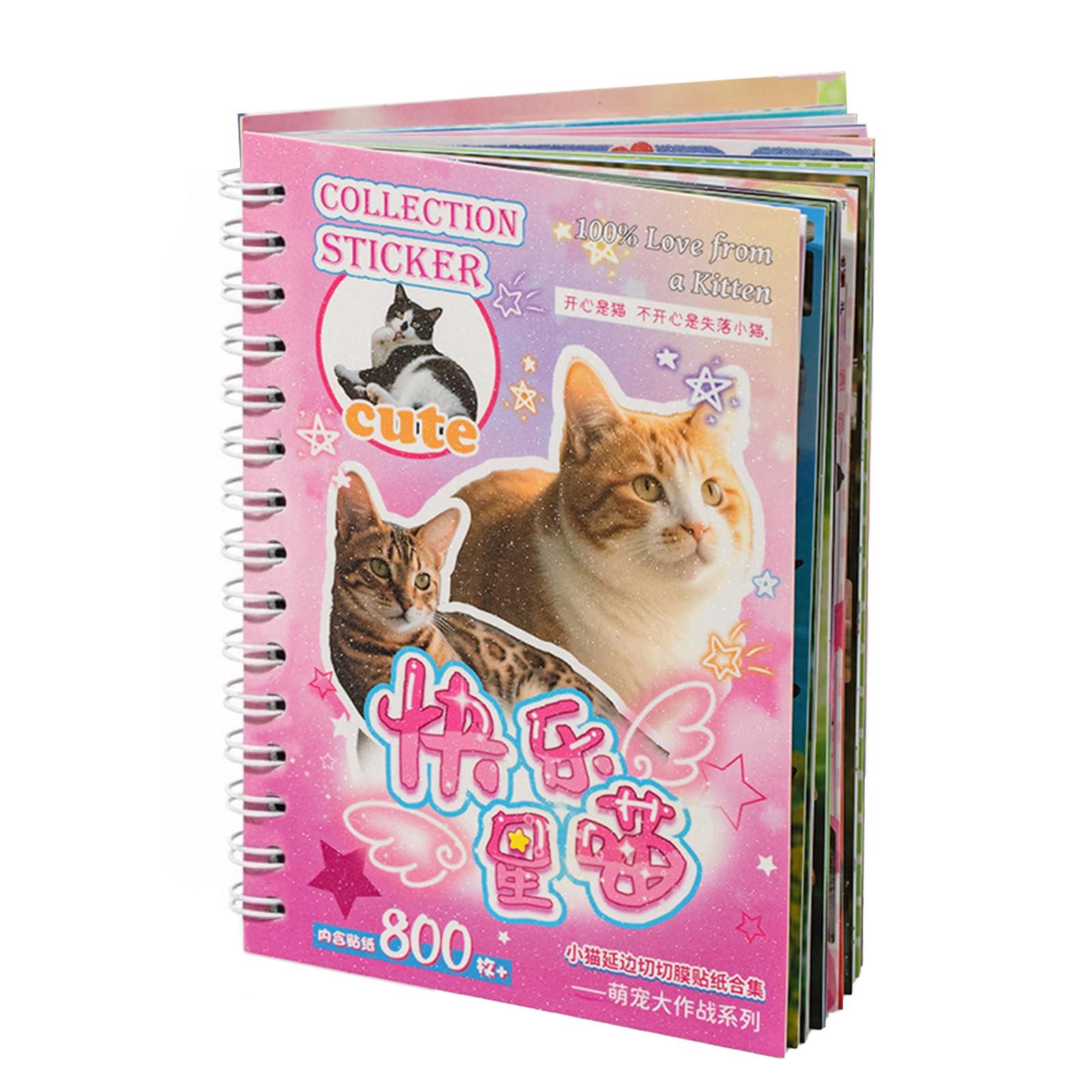 

Усянь Яньбянь Наклейки-катушки для резки пленки Книга милых питомцев и собак Материал Украшение ручной палатки Наклейки Гука One Size розовый