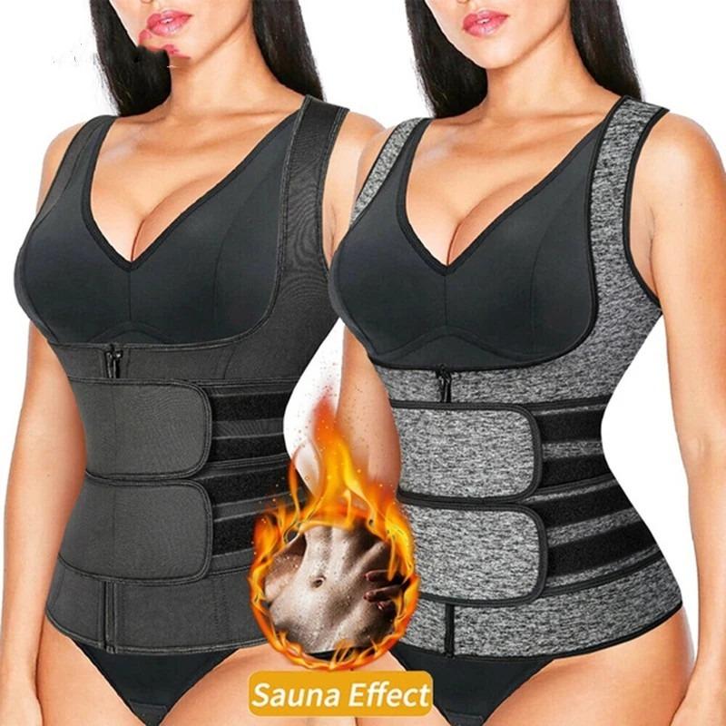 Women's Sports Breast Support Shapewear Neoprene Waist Corset Tummy Control Corset Tight Tank Top