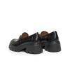 Belle Damen-Loafer Britischer Stil Kleine Lederschuhe Pendler-Flats