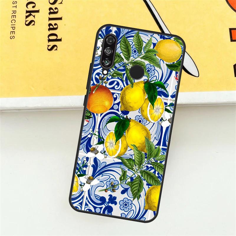 Summer Fruit Lemon For Huawei Nova 12i 7i 8i 11i Y73 Y72 Y61 Y91 Y90 Y70 Y60 9 10 SE 11 Pro P30 P40 Lite Case
