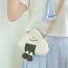 Neck Purse Bag Rice Ball Plush Bag Expression Crossbody Bags Mini Halter Small Bag  Children