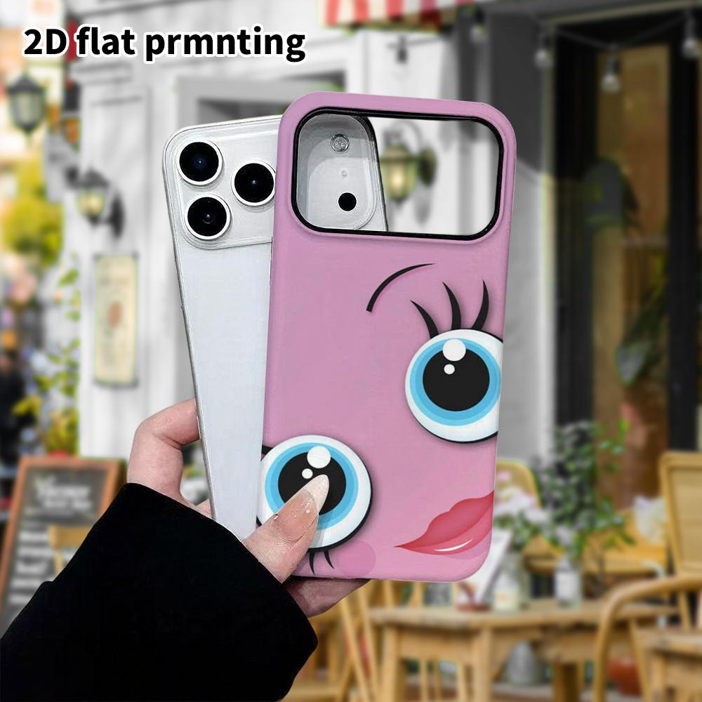 Phone Case: 2D Flat Samsung Galaxy A34 A35 M05 M06 S20 S22 S21 FE Plus 5G Protective Case, Blue-eyed Cartoon Face, Perfect Holiday Gift for Christmas
