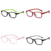 Childrens Silicone Glasses Frame With Blue Light Blocking For Elliptical Face Shape