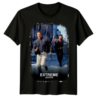 Екстремальна справедливість (1993) Футболка натхненна кіноафішею Ретро 90-х Унісекс