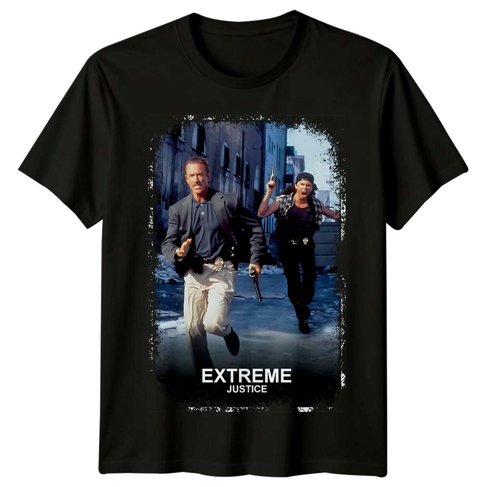 

Крайняя справедливость (1993) Футболка в стиле ретро 90-х, вдохновленная кинопостерами, унисекс. 2XL