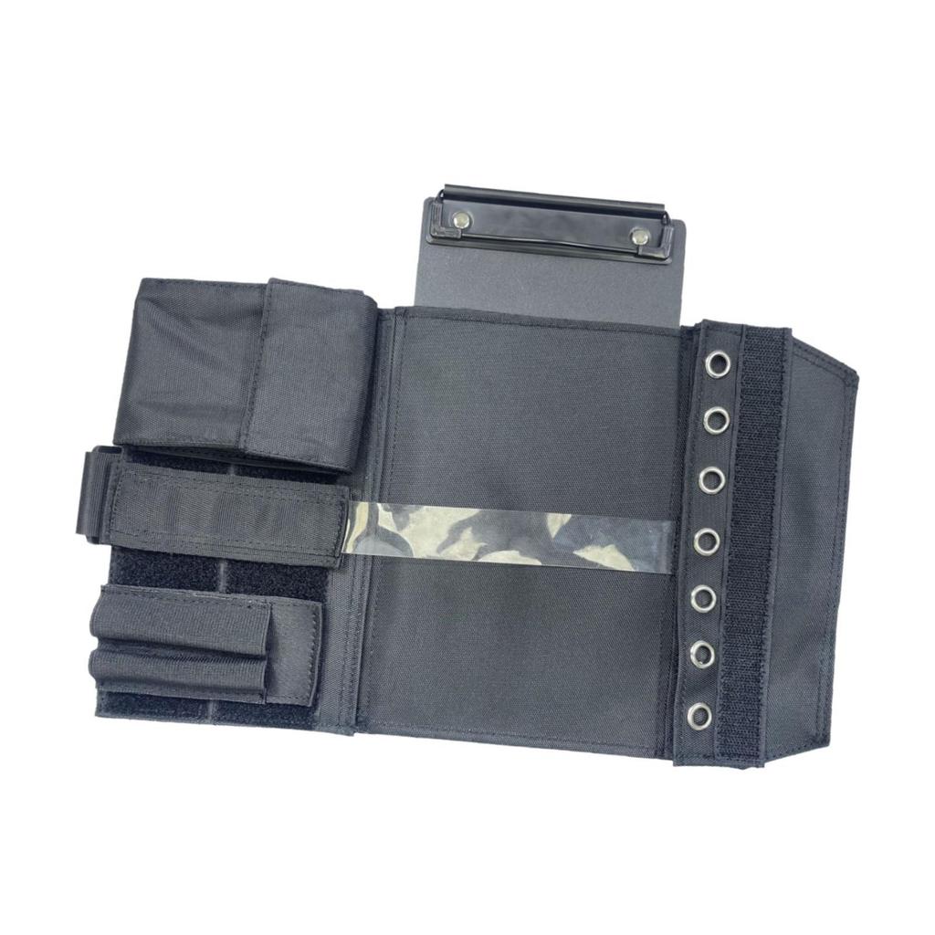 Klassisches Kneeboard Klemmbrett und Stifthalter Oxford-Stoff Organizer Pilot
