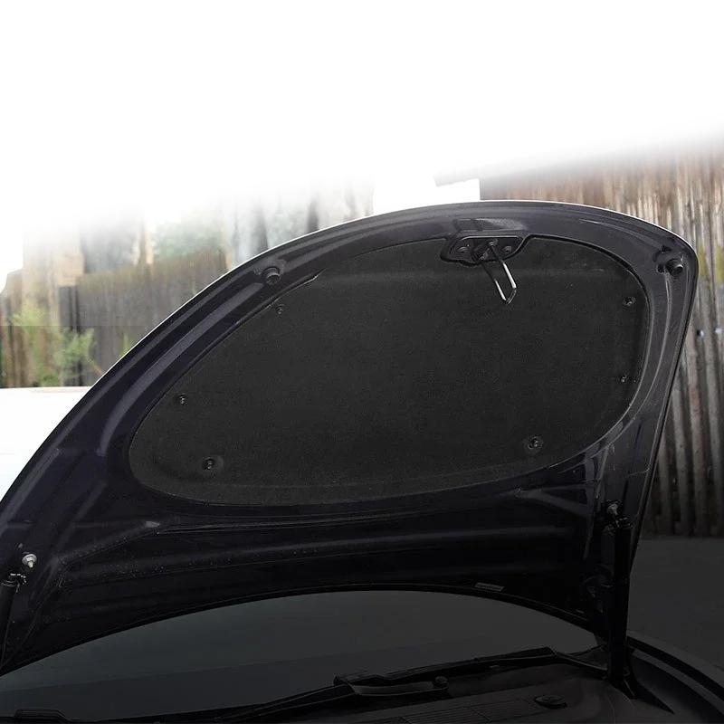 Front Hood Engine Soundproof Cotton Heat Ulation Pad Cover Mat For Tesla Model 3 2017- Anti-Shock Plate Car Modification