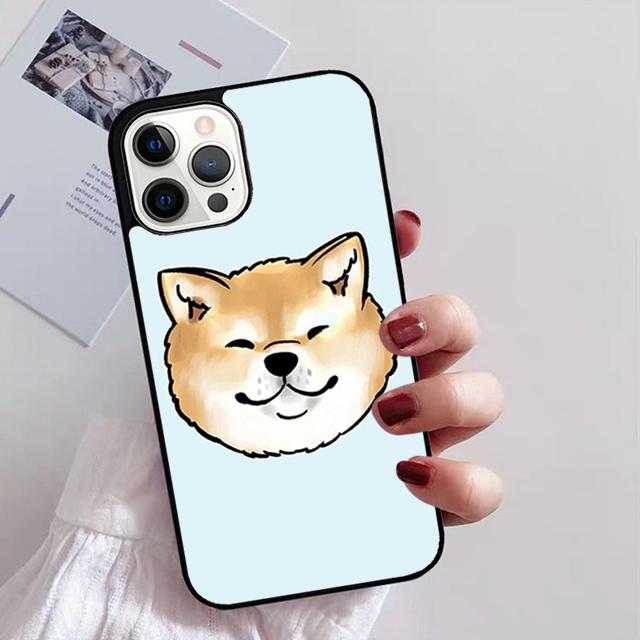 Animal Cute Dog Akita Phone Case For iPhone 17 Air 14 13 12 16Pro Max 15 Plus Max Cover Shell