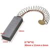 2pcs For Electric Motor Carbon Brushes Replacement Size 30mm x 11mm x 6mm Perfect for Maintaining Motor Performance