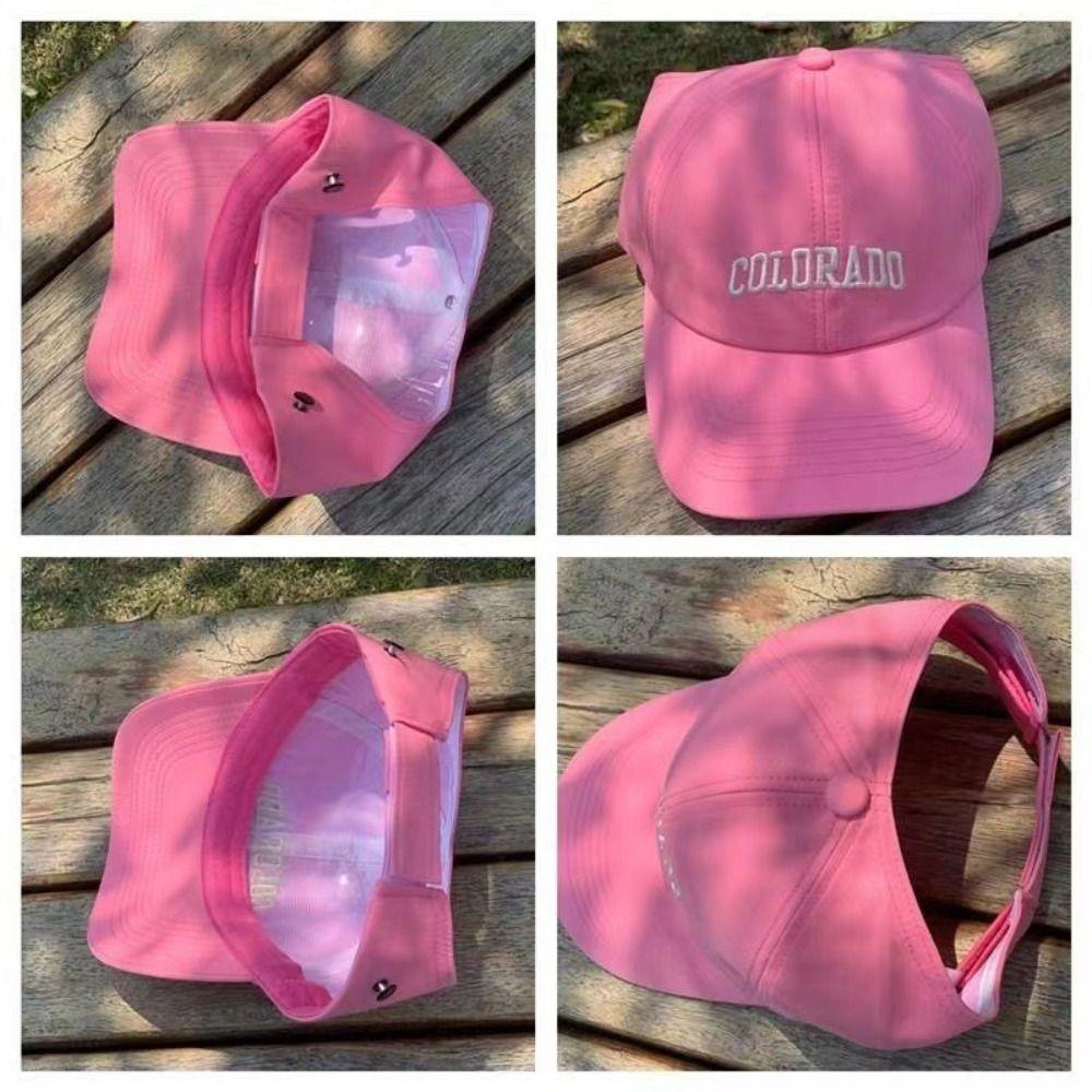 Breathable Colorado Embroidered Baseball Hat Sunscreen Parent-child Cap For Women Kids