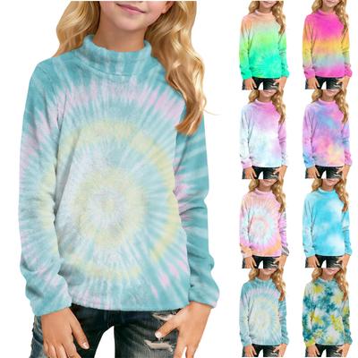 Children's Daily Casual Long-sleeved Printed Tops T-shirt