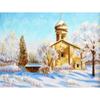 Pictură cu diamant 5D DIY Lake Full Drill Broderie cu diamante Poză din copac cu strasuri Peisaj Cucitură Decor de perete