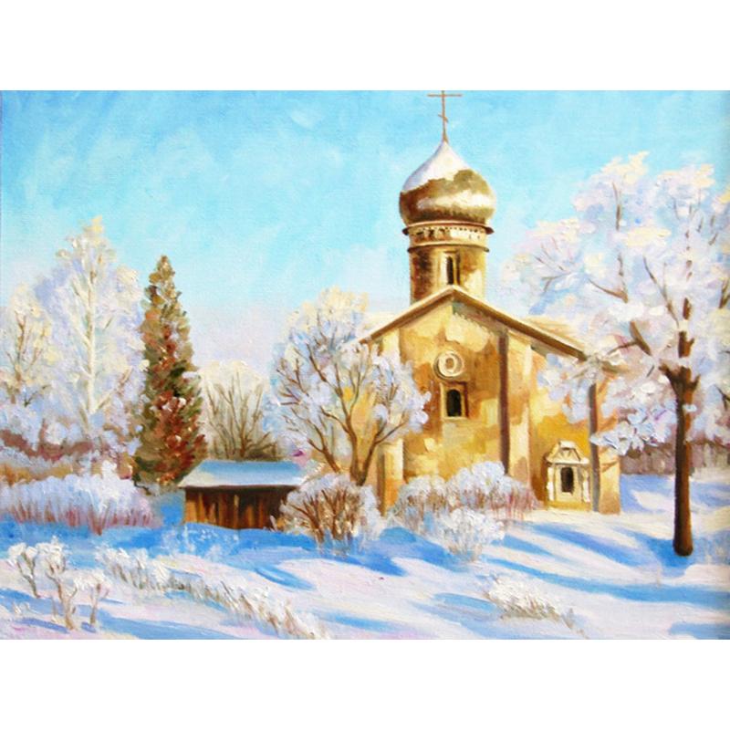 Pictură cu diamant 5D DIY Lake Full Drill Broderie cu diamante Poză din copac cu strasuri Peisaj Cucitură Decor de perete