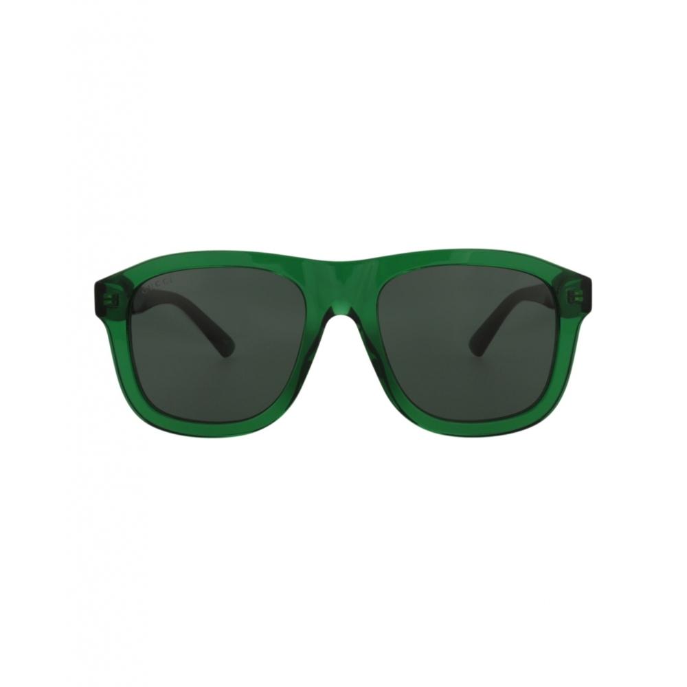 

Gucci Aviator Frame Recycled Acetate Sunglasses Green Green Green One Size