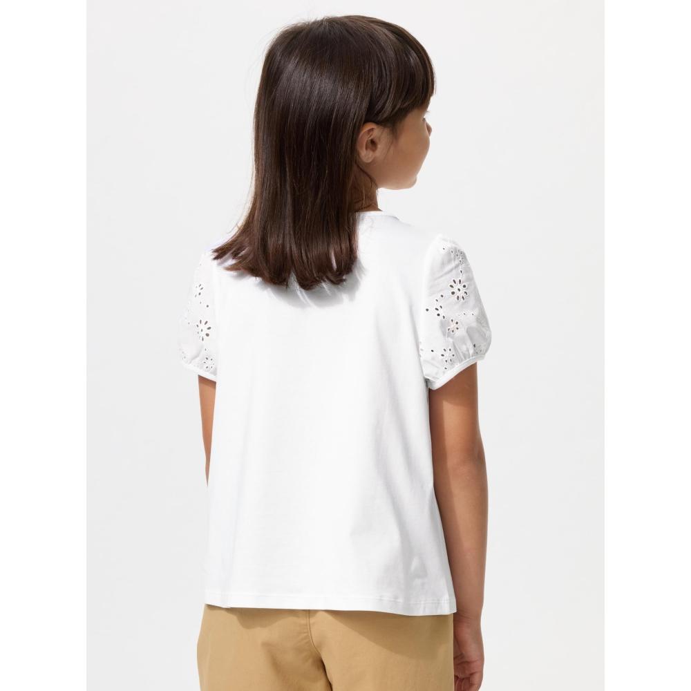 Uniqlo Japan Girls Puff Sleeve T shirT