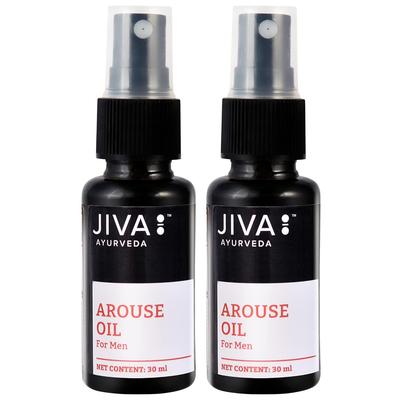 Óleo Jiva Estimulante 30ml Para Homens | 100% Puro e Natural | Melhora os Níveis de Energia e Fortalece os Tecidos | (Pacote de 2)