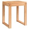 Tabouret de salle de bain 40x30x46 cm Bois massif de noyer