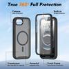 PET Screen Protector Skin Feel Matte Magnetic Phone Case For iPhone 16e 17e TPU Frame Translucent Frosted Acrylic Cover Fundas