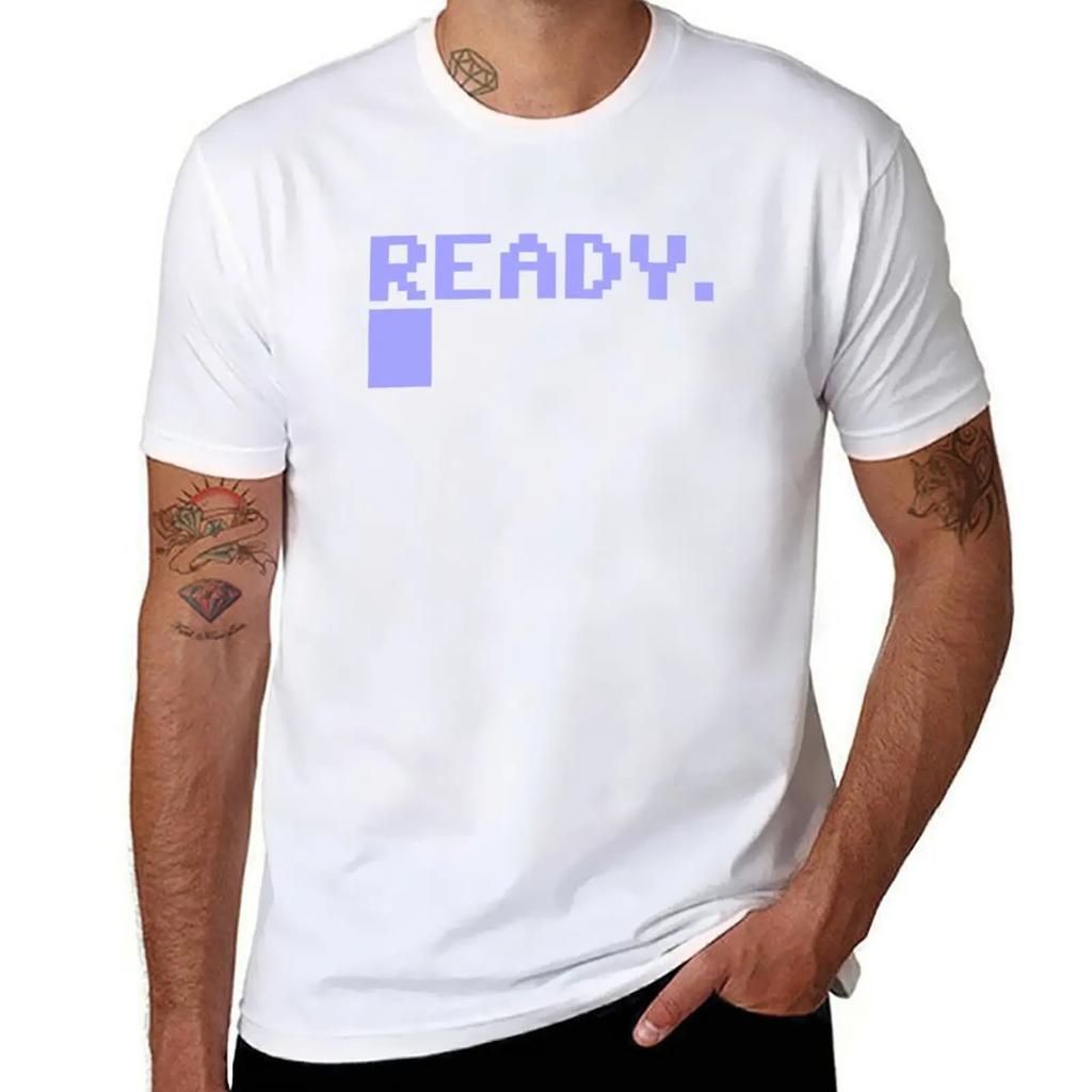 Commodore C64 Ready T-Shirt aesthetic clothes tops workout shirt