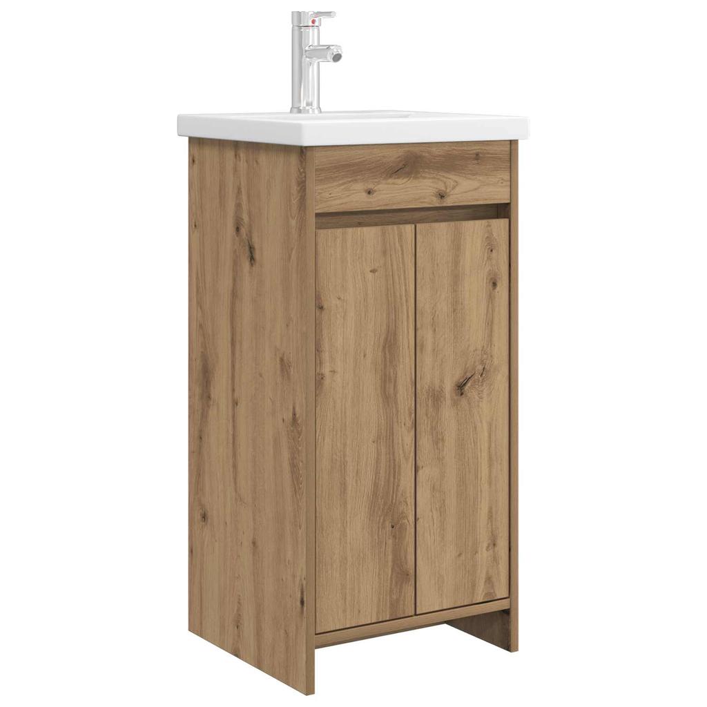 Bathroom Cabinet with Sink Artisan Oak