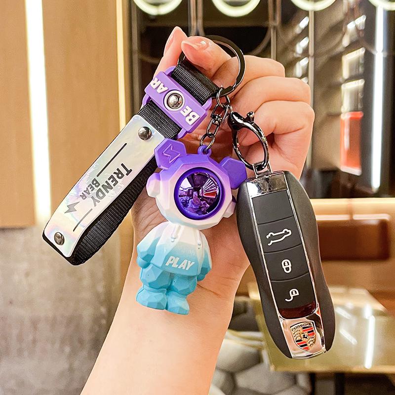 Verloop Bliksem Beer Sleutelhanger: Creatieve hanger voor schooltassen & cadeaus