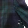 Mackintosh Check Long Sleeve Stainless Collar Coat 34 Green X Blue Women Used