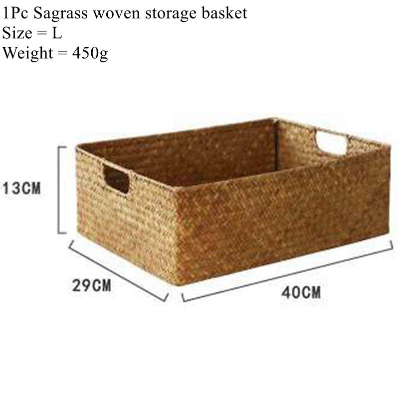 HandWoven Basket Rattan Wicker Basket Wicker Fruit Tea Snack Storage Basket Bread Picnic Basket Cosmetic Box House Ware