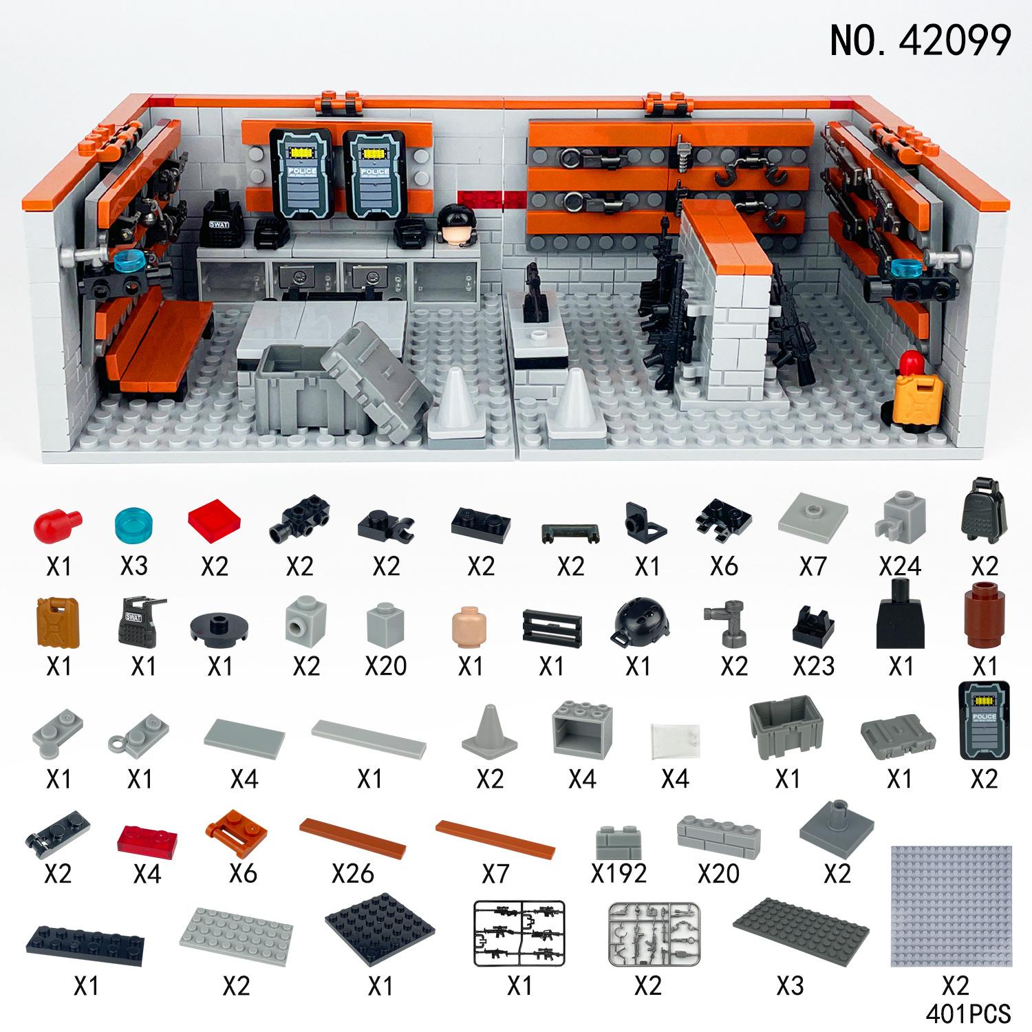 

MOC Military Series Military Arsenal Scene Building Block Toys