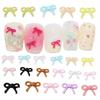 50Pcs Mixed Mini Bow Nail Charms Colorful 3D Resin Bowknot Nail Art Decoration Handcraft Accessories For Diy Manicure Salon