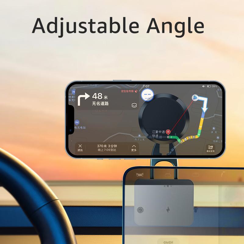 Strong Magnetic Car Mobile Phone Stand 720° Foldable Car Phone Holder Support Universal Car Dashboard Display Screen Phone Mount