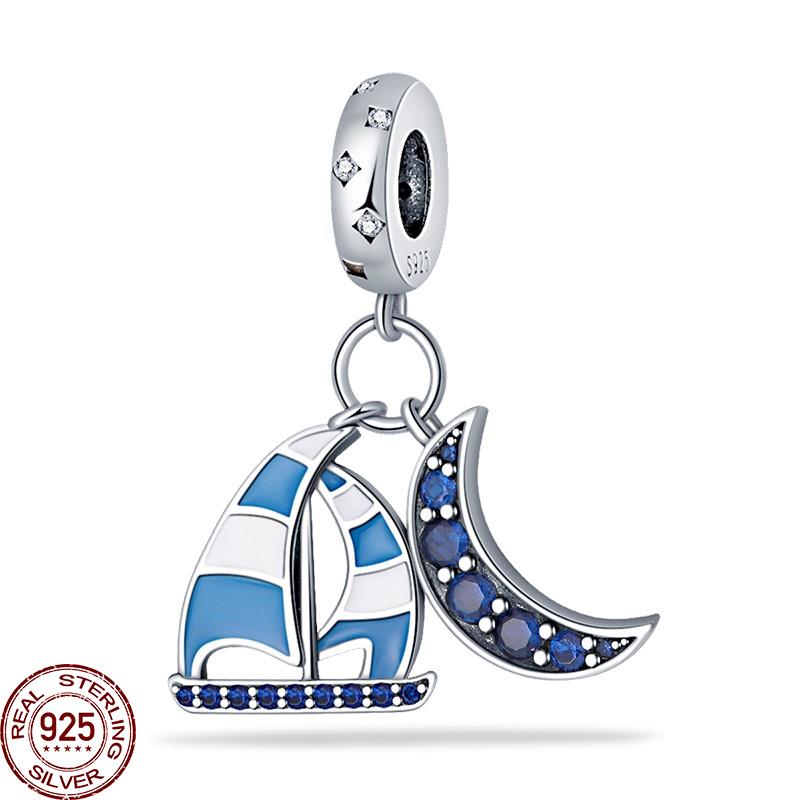 Women copper Sea Summer Design Dangle Turtle Starfish Octopus Dolphin Bead Charms Charm Bead Charms Authentic Accessories Bracelets Jewellery