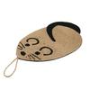 Sisal Cat Scratching Mat Cute Animal Shape Hanging Cat Scratch Mat Protect Your Furniture Vertical Cat Scratcher for Indoor Cats