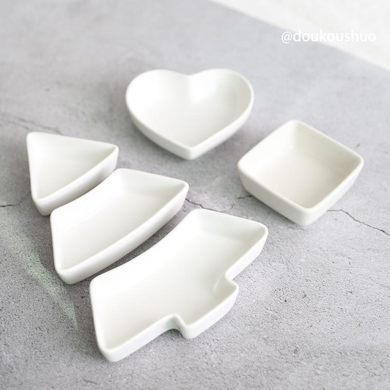 Christmas Plate & Bamboo Tray Photography Props for Kids' Meals