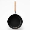 Endo Shoji Commercial Yukihira Pot 27cm Inner Surface Fluororesin Coating Aluminum Body Natural Wood Handle AYK8005