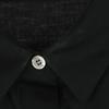 SOEJU Short Sleeve Front Button Long Shirt Dress F Black Women Used