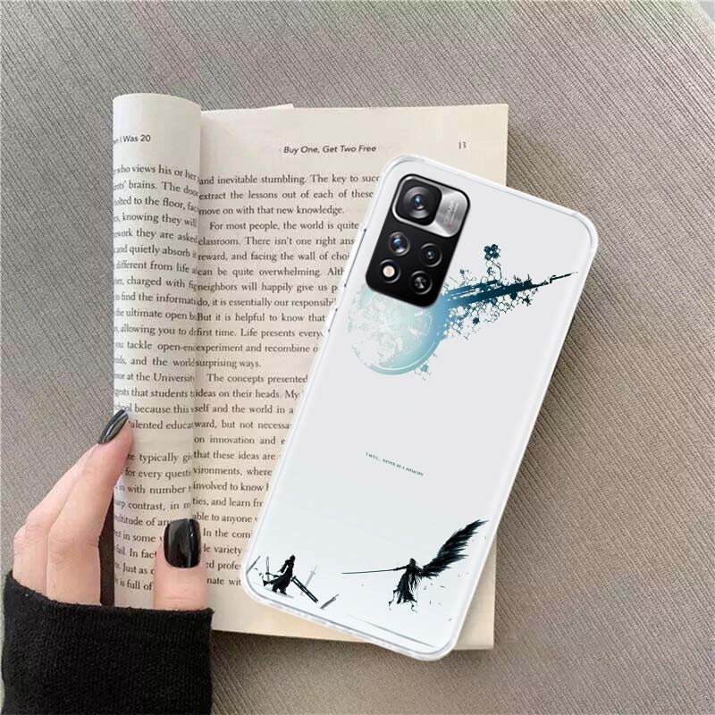 Final Fantasy VII Phone Case For Xiaomi Redmi Note 14 13 Pro Plus 5G Cover 13C 14C 12 12C 9 9T 9C 10 10C 8 7 6 10A 9A Pro Coque